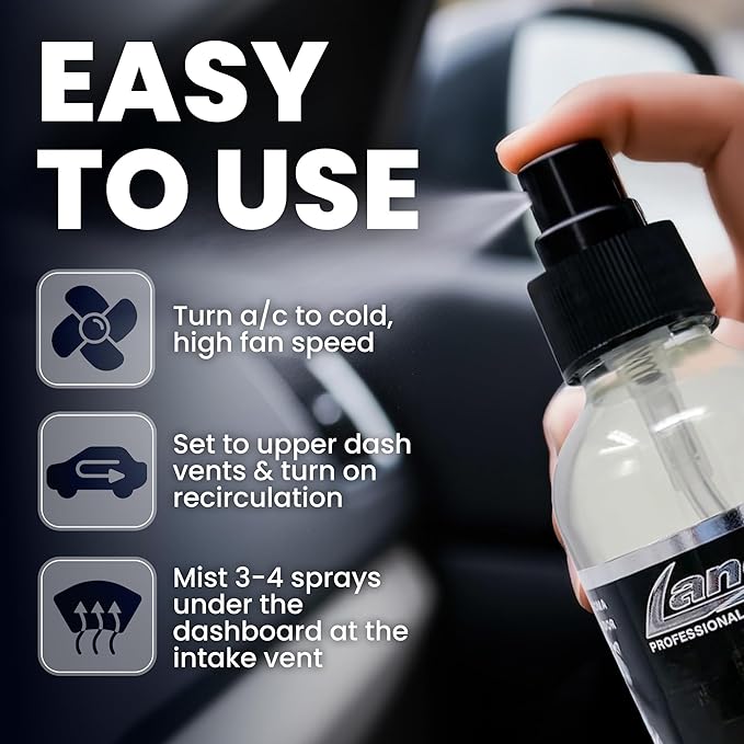 LANE’S Premium Car Air Freshener "New Car Leather" - 4oz Oil-Based, Long-Lasting Auto Scent Spray - Food, Pet, Odor Smell Deodorizer for Cars, Trucks, SUVs' Interior Leather, Carpet, Upholstery