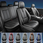 Fit Outback Car Seat Covers for Subaru Outback 2010-2024 2025 2026 -Upgraded Premium Waterproof & Breathable Leather,Airbag Compatible,All-Weather Seat Cushion Protector,2 Front/Black-Grey