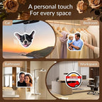 HINFKA Custom Air Fresheners with Picture, Personalized Double Sided Photo Air Freshener, Custom Hanging Air Freshener to Keep Your Memories Close (Irregular)