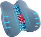 Skechers Women’s Lumbar Pillow, Memory Foam Lumbar Support Pillow for Office,Chair Lower Back Pain Relief Lumbar Pillow,Ergonomic Design Back Support Pillow for Office Chair,Car,Home,Travel,Blue