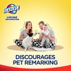 Resolve Urine Destroyer Carpet Cleaning Machine Formula, Safe for Bissell, Hoover & Rug Doctor, Carpet Cleaner, Carpet Cleaner Solution, 96 OZ