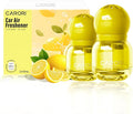 Cute Car Air Freshener 2 Pack, Lightbulb-Shaped Car Fresheners, Automotive Vent Clip, Long Lasting Scent, Essential Oils, Cute Car Accessories for Women, Lemon Scent
