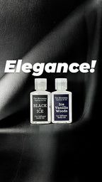 1 OZ Premium Car Diffuser Refill Oil – 2 Pack Long Lasting Fragrance Oil for Car, Home & Office | Compatible with Most Diffusers |Fresh, Pleasant Scent for Every Space (Black Ice + Iced Vanilla Woods)
