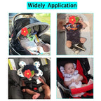 Baby Car Seat Head Support Pillow -Baby Travel Pillow Toddler Infant Head and Neck Support for Car Seat,Pushchair -Bear