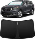 INSAUTO Custom Fit Windshield Sun Shade Accessories for Kia Sorento 2016-2020, Foldable Front Window Sunshade, UV & Heat Reflector, Keeps Interior Cool, Includes Storage Bag