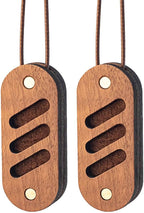 2pcs Car Air Freshener Hanging【Custom Your Own Scent】 Wood Air Freshener Car Scent Essential Oil Diffuser for Home Office Wardrobe Portable Aromatherapy Diffuser(A-Brown2pcs)