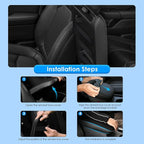 2023 2024 2025 XC90 Center Console Cover for Volvo XC90 (Core/Plus/Ultra/Ultimate/Recharge), Waterproof&Comfy Leather Cushion 2024 Console XC90 Armrest Cover 2025 XC90 Accessories (Padded)