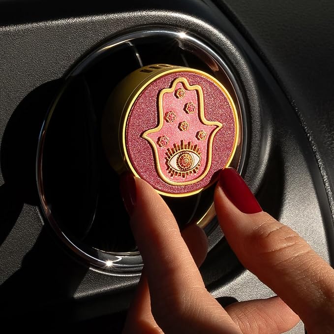 KARMA AND LUCK Sacred Balance Hamsa Car Freshener