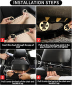 Auto Newer Car Seat Cover,Breathable Front Car Seat Cushion,Comfortable Car Seat Protector,Anti-Slip and Full Wrap Driver Car Seat Protector with Storage Pocket,Universal All Seasons(Black,2PCS)