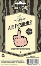 Middle Finger Air Freshener (Peach-colored)