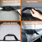 Paw Jamboree Car Front Seat Covers for Dogs Captain Chair Seat Covers Pet Car Seat Cover Car Seat Protector for Dogs Bucket Seat Cover
