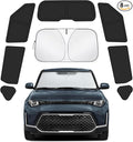 Car Window Shades Intended for Kia Soul 2020-2025, Privacy Window Covers 8PCS for Side, Rear & Windshield, Car Shield Sunshade for Privacy Protection, Heat Blocking, Camping and Parking