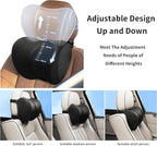 2-Pack Car Neck Pillow with Height-Adjustable,Car Headrest Pillow for Neck Support Relieves Driving Fatigue, Soft Memory Form and Ergonomic Design Fits Most Car Seats(Matte Black)
