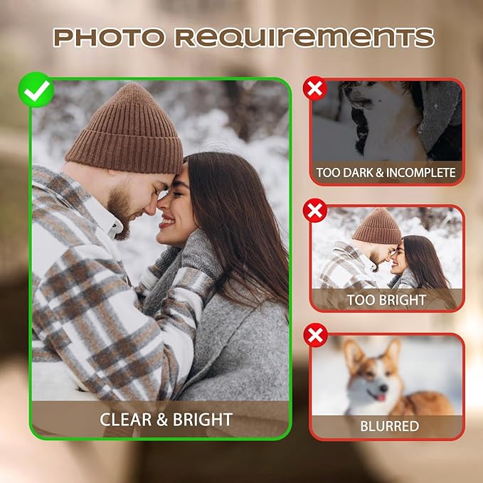 Custom Air Fresheners with Picture, Personalized Air Freshener for Cars, Customized Photo Gift with Scents for Family and Lovers