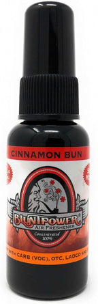 BluntPower Cinnamon Bun Concentrated Air Freshener for Room and Car - Oil-Based Diffuser Spray Bottle - Long-Lasting Bathroom, Car Freshener, & Odor Eliminator (1 Pack)