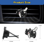 Air Vent Decoration - Cute Super Kitty Hero Decorative Vent Clip for Cars, Bedroom or Office [Collection of 6]