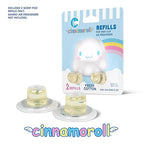 Hello Kitty Car Air Freshener Refills 2-Pack - Fresh Cotton Scent – Cute and Long-Lasting Cinnamoroll Car Accessories, Odor Eliminator, Fun Scents, 30 Days Freshness (2 Refills)