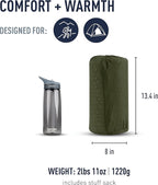 Sea to Summit Camp Plus Self-Inflating Foam Sleeping Mat for Camping, Rectangular - Regular (72 x 25 x 3 inches)