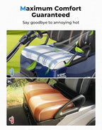 KEMIMOTO Universal Golf Cart Seat Towel Blanket Covers for All Weather, Compatible with EZGO, Club Car and More 2-Seat Golf Carts