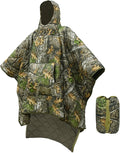 Poncho Liner Hoodie with Pocket Insulated Military Sleeping Bag Water Resistant for Outdoor Camping Travel Survival Hunting Car Emergency
