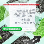 30Pack Natural Activated Charcoal Pet Odor Absorber Air Purifying Bag; 10g/Pack Pet Areas Air Freshener; Home,Car，Closet,Shoe,Basement,Pet Odor Eliminator