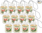 Yankee Candle Car Air Fresheners, Hanging Car Jar Ultimate, Neutralizes Odors Up To 30 Days, Christmas Cookie, 0.96 OZ (Pack of 12)