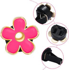 Frienda 6 Pcs Daisy Flower Air Vent Clip Accessories Air Conditioning Outlet Clip Car Air Freshener Dashboard Accessories Charm Car Inter Decor(3 cm, 3.3 cm,Red, Pink, Black)