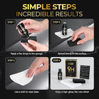 Greyghost Mr Fix 9h Nano Coating Kit Super Ceramic Car Coating Hydrophobic, Car Paint Protection Anti Scratch Glass Coat, High Gloss Auto Ceramic Polish 9h Hardness Ceramics