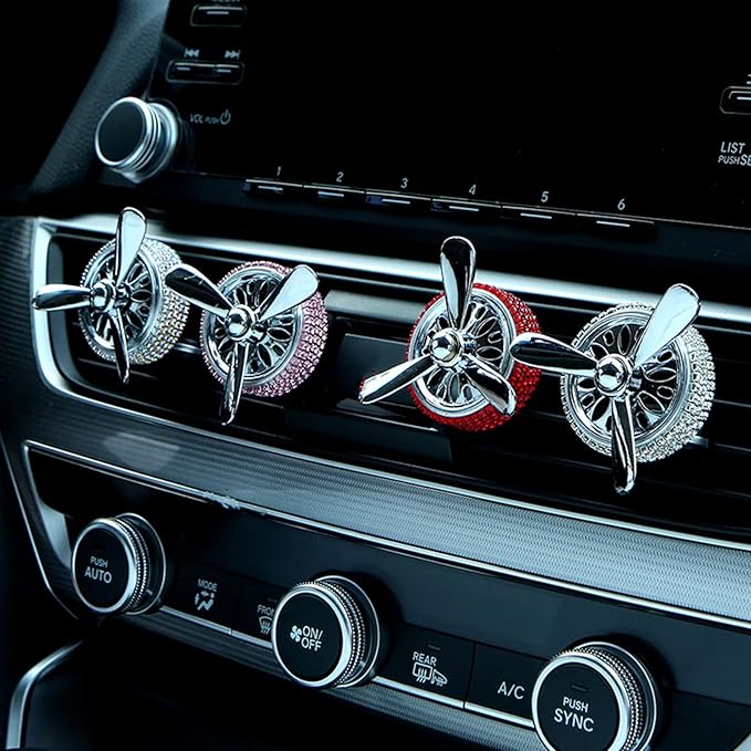 Shining Car Air Outlet Freshener For Creative Vent Diffuser With Rotating Propeller Decor Clips Air Freshener Gi Air Freshener Clips For Vent