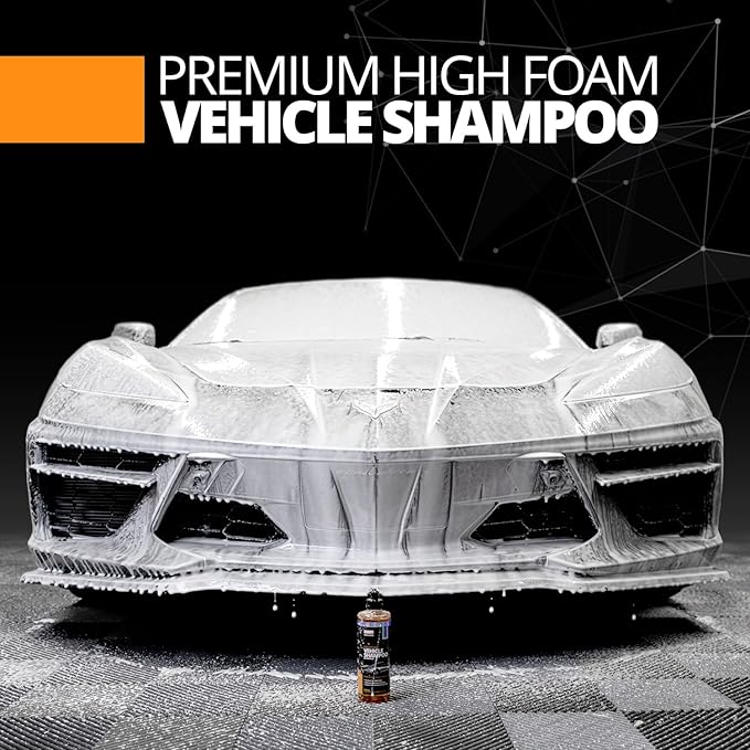 Cerakote Paint Care Bundle - Platinum Rapid Ceramic Paint Sealant (14 oz. Kit) with High Foam Vehicle Shampoo (16 oz.) and Microfiber Application Towels - Clean and Care for Vehicle's Paint