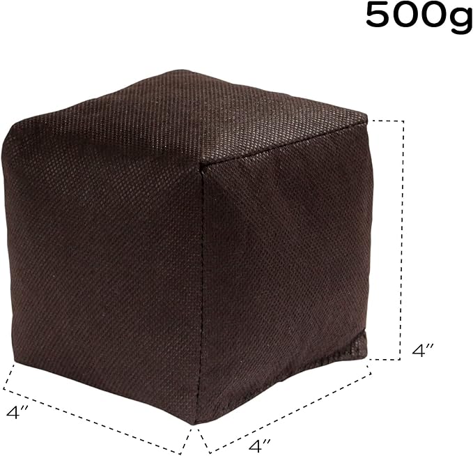 BambooMN Activated Bamboo Charcoal Air Purifier Cube - 500g Chocolate - 4 Units