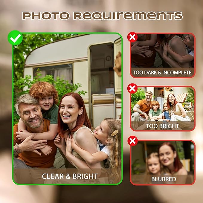 Custom Air Fresheners with Picture, Personalized Air Freshener for Cars, Customized Photo Gift with Scents for Family and Lovers