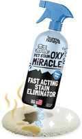 Sunny & Honey Oxy Pet Stain and Odor Eliminator - Oxygen Powered Carpet Cleaner Spray and Upholstery Cleaner - Pet Stain Remover for Rugs, Couches and Mattresses - Unscented (32 fl oz)