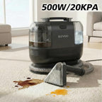 Portable Carpet Cleaner, 2026 New Upholstery Cleaner Pet Spot Stain Remover with 20Kpa Strong Suction, 500W Powerful Motor