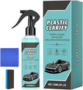 Car Trim Restorer - 120ml Professional Spray Cleaner | Handmade Craft Artistic Detailing Durable Shine & Easy Use Features with Towel and Sponge for Automotive Interior Dashboard