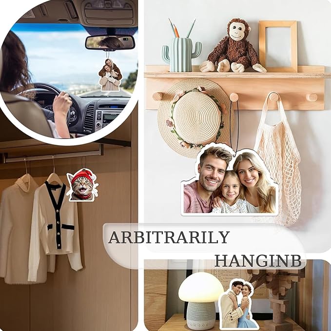 Custom Photo Air Freshener | Personalized Car Air Freshener Picture | Custom Gift | Personalized Car Freshener | Personalized Valentine's Day Gift
