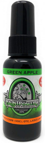 BluntPower Green Apple Concentrated Air Freshener for Room and Car - Oil-Based Diffuser Spray Bottle - Long-Lasting Bathroom, Car Freshener & Odor Eliminator (1 Pack)