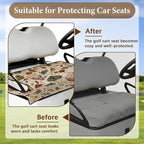 Golf Cart Seat Covers, Butterfly Golf Cart Seat Towel Blanket Club Car for Golf Lover, Golf Cart Accessories, Keep Seat Comfortable and Cool for 2-Seat Golfs Carts, Gifts for Christmas Thanksgiving