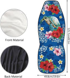 BIGCARJOB Floral Turtle Car Seat Cover Full Set Universal Car Interior Accessories Set Car Front Seat Covers Auto Interior Seat Protector Saddle Blanket for Women Gifts