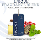Solvère Disposable Card Freshener for Men | Car Scents Air Freshener with Solvère Fragrance | Strong Car Perfume Air Freshener with Odour Eliminating Technology by Perfa