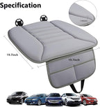 Big Ant Car Seat Cushion Pad Memory Foam Seat Cushion,Pain Relief Cushion Comfort Seat Protector for Car Office Home Use,Gray 1PC