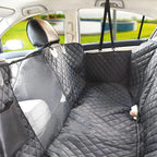 Vailge Dog Car Seat Cover for Back Seat, 100% Waterproof Back Seat Pet Cover for Dogs with Mesh Window, Scratch Prevent Antinslip Dog Hammock for Car