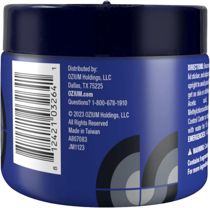 Ozium 4.5 Ounce 4 Pack Odor Eliminating Gel for Homes, Cars, Offices and More, Carbon Black
