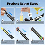 2pcs Car Air Freshener Diffuser Vent Clips，With 12 Odorless Refill Sticks,Essential Oil Car Diffuser Suitablefor:Car,Bathroom,OfficeScenario,Cloakroom,Bedrooms,Present (Black)