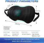 Lumbar Support Pillow, Ergonomic Back Cushion for Office Chair with Adjustable Straps & Detachable Breathable Cover,Memory Foam Car Lumbar Pillow, Back Support Pillow for Car, Office,Bed Rest(Black)