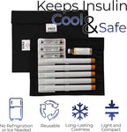 FRIO Cooling Wallet - Insulin Cooler for 45+ Hours of Stress Free On The Go - Black - XL