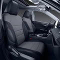 coverdream 2026 Rav4 Seat Covers Custom Fit for 2026 Toyota Rav4 Hybrid (SE,XSE) & PHEV GR Sport SUV,Full Set Luxury Waterproof Leather Car Seat Protector Black/Grey