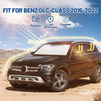 Car Window Shades Intended for Mercedes-Benz GLC-Class 2016-2022, Privacy Window Covers 8PCS for Side, Rear & Windshield, Car Shield Sunshade for Privacy Protection, Heat Blocking, Camping and Parking