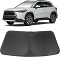 Windshield Sun Shade Custom Fit for 2022 2023 2024 2025 2026 Toyota Corolla Cross(Not for Corolla) Accessories Foldable Sunshade Sun Blocker Protect Car from Sun Rays & Heat Damage Keep Car Cooler