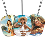 Personalized Air Freshener For Car Custom Air Freshener for Car with Text/Photo (Oval)